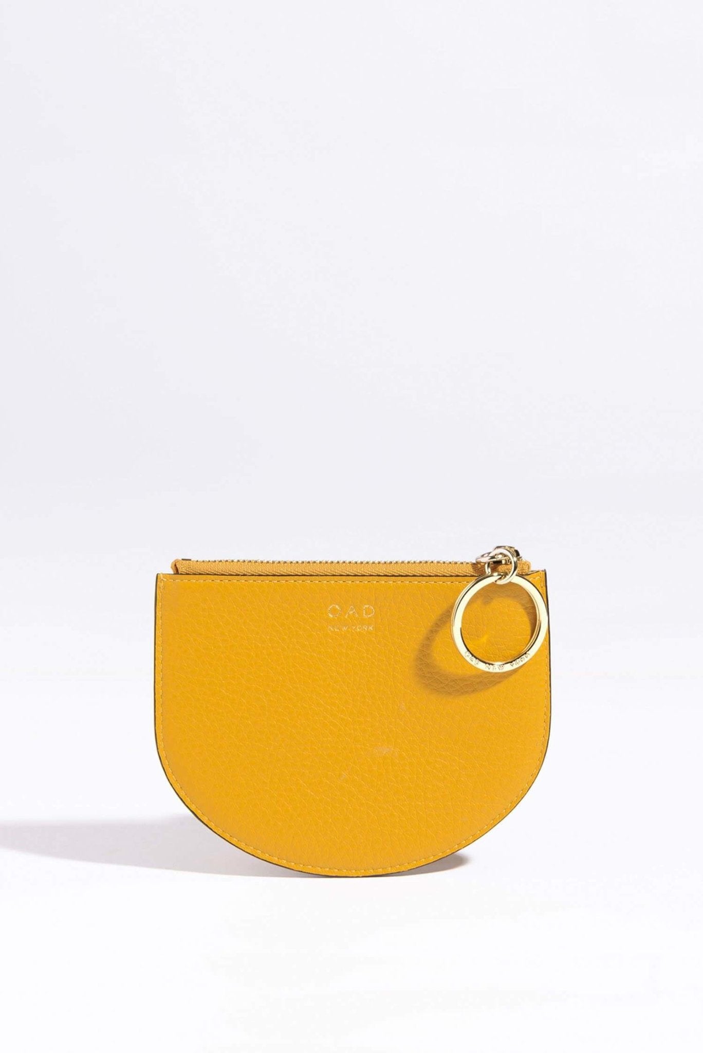 Dia Zip Card Case - Saffron