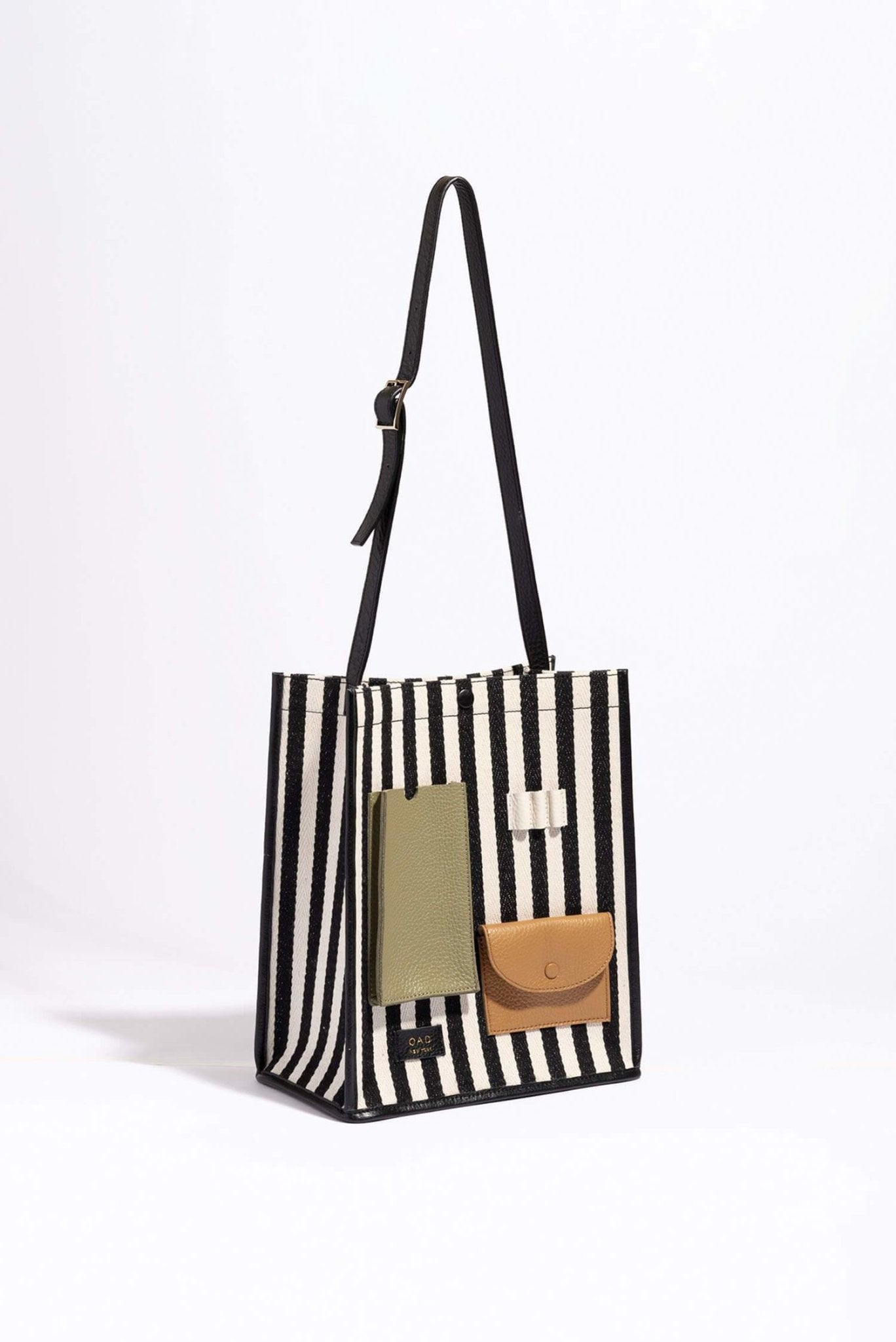 Striped Jordan Pocket Bag - Neutrals II