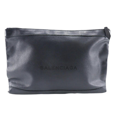 Pre-Owned Black Leather Balenciaga Clutch