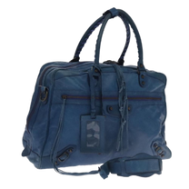 Thumbnail of Pre-Owned Blue Leather Balenciaga Handbag - Image 1