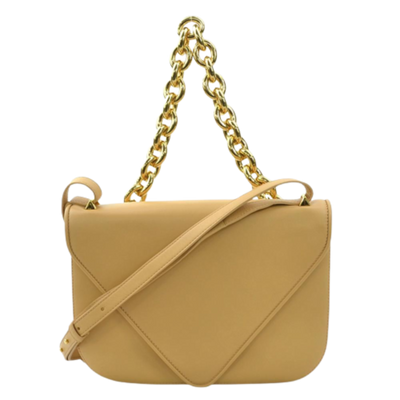 Beige Leather Bottega Veneta Shoulder Bag
