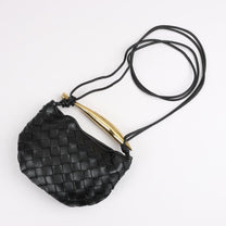 Thumbnail of Vintage Black Leather Bottega Veneta Shoulder Bag - Image 7