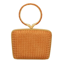 Thumbnail of Pre-Owned Brown Leather Bottega Veneta Clutch - Image 1