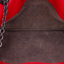 Thumbnail of Vintage Red Leather Bottega Veneta Shoulder Bag - Image 6