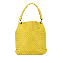 Thumbnail of Yellow Leather Bottega Veneta Shoulder Bag - Image 1
