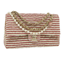 Thumbnail of Vintage Beige Canvas Chanel Flap Bag - Image 9