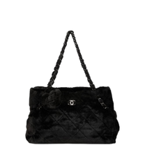 Thumbnail of Pre-Owned Black Fabric Chanel Shoulder Bag - Image 1
