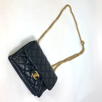 Thumbnail of Black Leather Chanel Shoulder Bag - Image 10