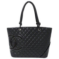 Thumbnail of Vintage Black Leather Chanel Tote - Image 1