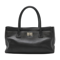 Thumbnail of Pre-Owned Black Leather Chanel Handbag - Image 1