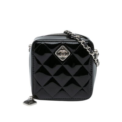 Pre-Owned Black Leather Chanel Crossbody Bag