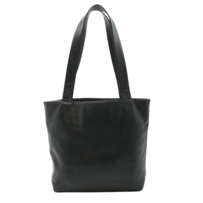 Pre-Owned Black Leather Chanel Tote