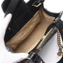 Thumbnail of Black Leather Chanel Handbag - Image 3