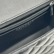 Thumbnail of Vintage Black Leather Chanel Shoulder Bag - Image 6