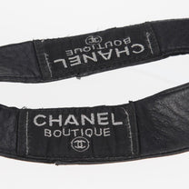 Thumbnail of Vintage Black Leather Chanel Tote - Image 7