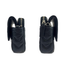 Thumbnail of Vintage Black Leather Chanel Wallet On Chain - Image 8