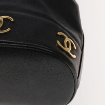 Thumbnail of Vintage Black Leather Chanel Shoulder Bag - Image 9