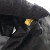 Thumbnail of Vintage Black Velvet Chanel Flap Bag - Image 7
