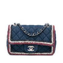 Thumbnail of Pre-Owned Blue Denim Chanel Shoulder Bag - Image 1