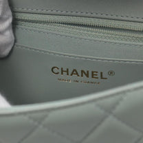 Thumbnail of Vintage Blue Leather Chanel Flap Bag - Image 5