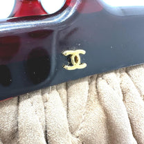 Thumbnail of Vintage Brown Leather Chanel Pouch - Image 6