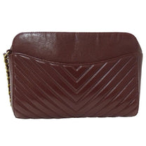Thumbnail of Pre-Owned Burgundy Fabric Chanel Travel Bag - Image 2