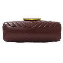 Thumbnail of Pre-Owned Burgundy Leather Chanel Shoulder Bag - Image 3
