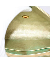 Thumbnail of Gold Leather Chanel Crossbody Bag - Image 10