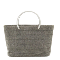 Thumbnail of Vintage Grey Canvas Chanel Handbag - Image 1
