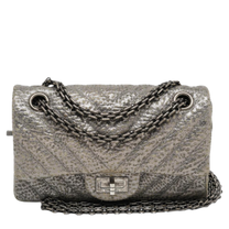 Thumbnail of Grey Leather Chanel Flap Bag - Image 1