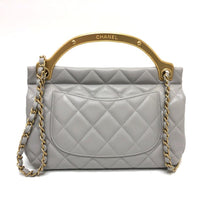 Thumbnail of Pre-Owned Grey Leather Chanel Handbag - Image 2