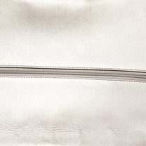 Thumbnail of Vintage Grey Leather Chanel Flap Bag - Image 8