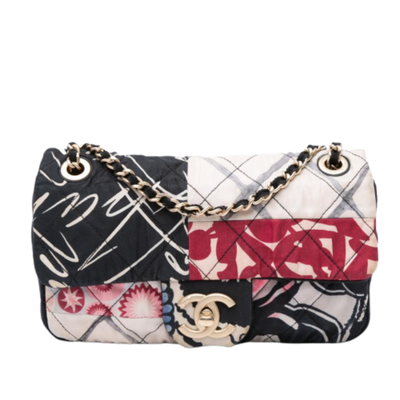 Pre-Owned Multicolor Nylon Chanel Shoulder Bag