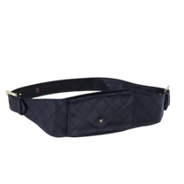 Thumbnail of Pre-Owned Navy Leather Chanel Belt Bag - Image 1