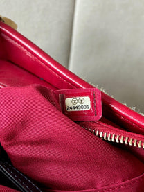 Thumbnail of Pre-Owned Navy Leather Chanel Shoulder Bag - Image 9