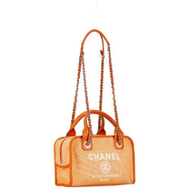 Thumbnail of Orange Canvas Chanel Handbag - Image 2