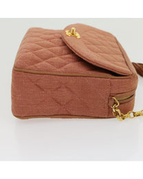 Thumbnail of Vintage Pink Canvas Chanel Shoulder Bag - Image 5