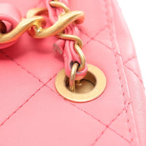 Thumbnail of Pink Fabric Chanel Shoulder Bag - Image 8