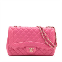 Thumbnail of Vintage Pink Leather Chanel Handbag - Image 1