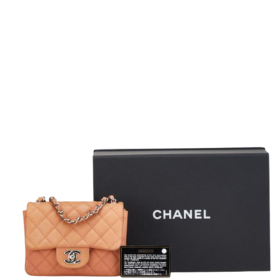 Pre-Owned Pink Leather Chanel Crossbody Bag