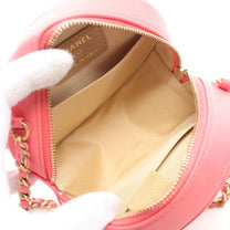 Thumbnail of Pre-Owned Pink Leather Chanel Crossbody Bag - Image 3