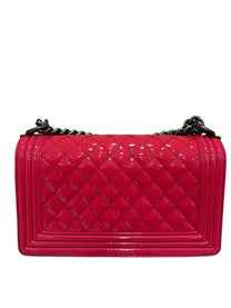 Thumbnail of Pre-Owned Pink Leather Chanel Boy Bags - Image 9