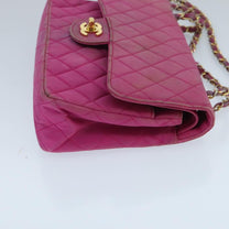 Thumbnail of Pre-Owned Pink Satin Chanel Shoulder Bag - Image 5
