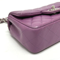 Thumbnail of Pre-Owned Purple Leather Chanel Shoulder Bag - Image 6