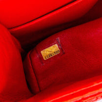 Thumbnail of Vintage Red Leather Chanel Flap Bag - Image 8
