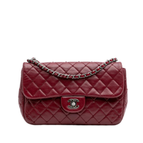 Thumbnail of Pre-Owned Red Leather Chanel Shoulder Bag - Image 1