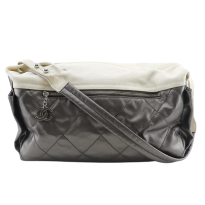 Silver Canvas Chanel Paris Biarritz
