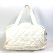 Thumbnail of Pre-Owned White Fabric Chanel Handbag - Image 3