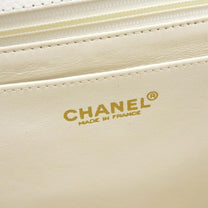 Thumbnail of Vintage White Fabric Chanel Shoulder Bag - Image 7
