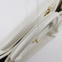 Thumbnail of Vintage White Leather Chanel Tote - Image 4